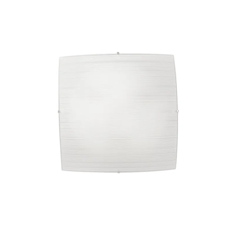PLAFONIERA CELINE BIANCA 3XE27 40X40X10CM Pagamento Sicuro