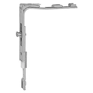 Movimento angolare AGB modello ARTECH grandezza 1 con 1 nottolino anta rettangolare per serramento in acciaio finitura nichelato Ultime Pezzi