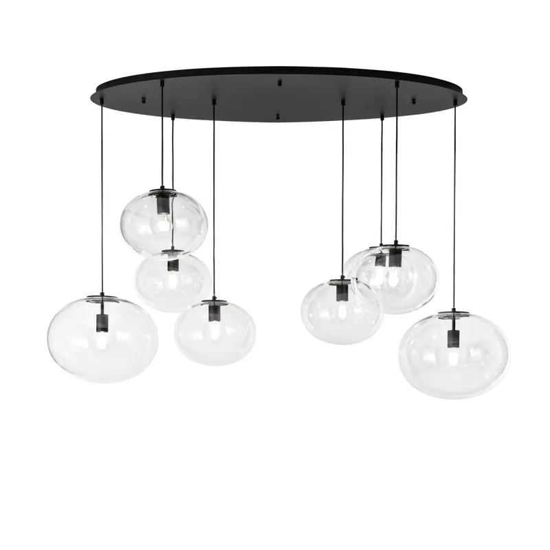 SOSPENSIONE GALAXY NERA 8XE27 166X81,5X155CM Must-Have