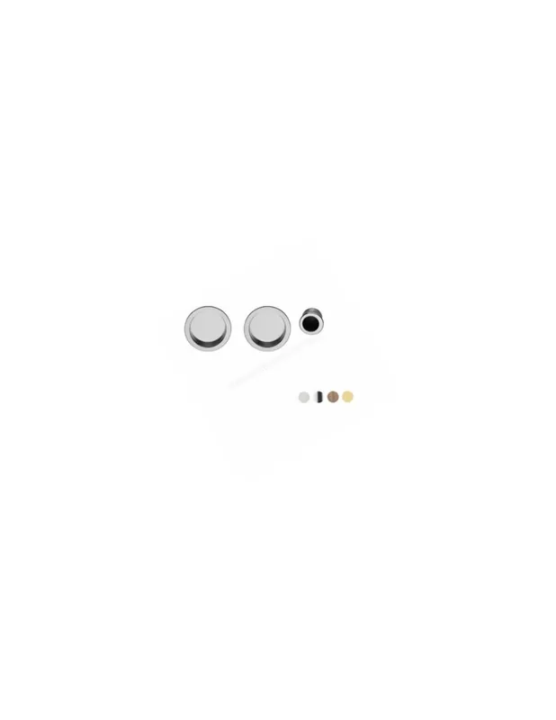 Tonda 2193/S1 Set maniglie a incasso con frontale Dnd Nuova Collezione