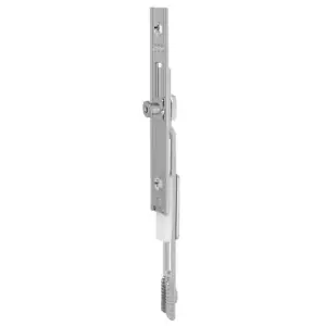 Cremonese AGB modello ARTECH terminale per vasistas lunghezza 125mm con nottolino corsa 18 per serramento in acciaio finitura nichelato Ultima Occasione