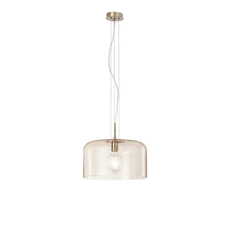 SOSPENSIONE GIBUS AMBRA 1XE27 35X35X150CM Compra Online