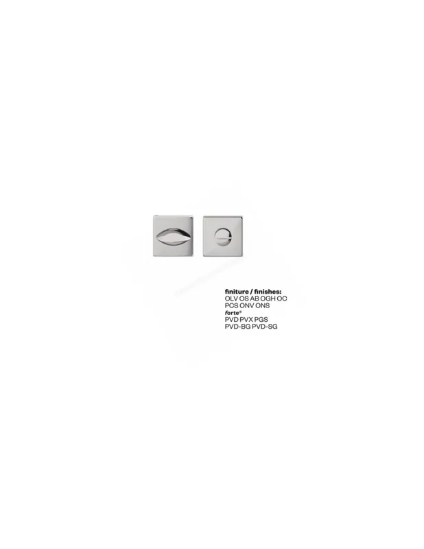 RDN09+A set Nottolino su rosetta quadrata Dnd Prezzo Di Fabbrica