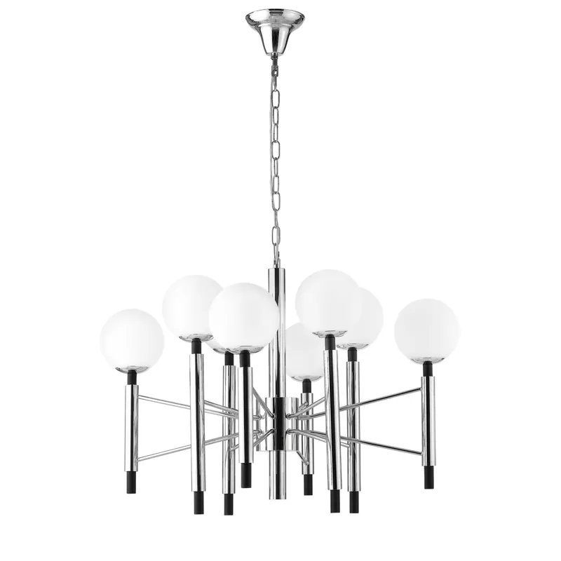 Offerta Speciale SOSPENSIONE HAMMOND CROMO/NERA 8XE14 83X120CM