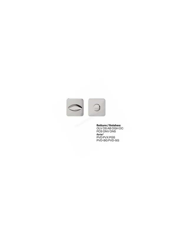 RDN05+A set Nottolino su rosetta quadra smussata Dnd Super Prezzo