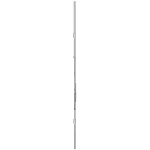 Miglior Prezzo Catenaccio passante AGB modello ARTECH grandezza 5 (1590-2010) canalino 16/12 con incontri premontati altezza maniglia variabile per serramento in acciaio finitura nichelato