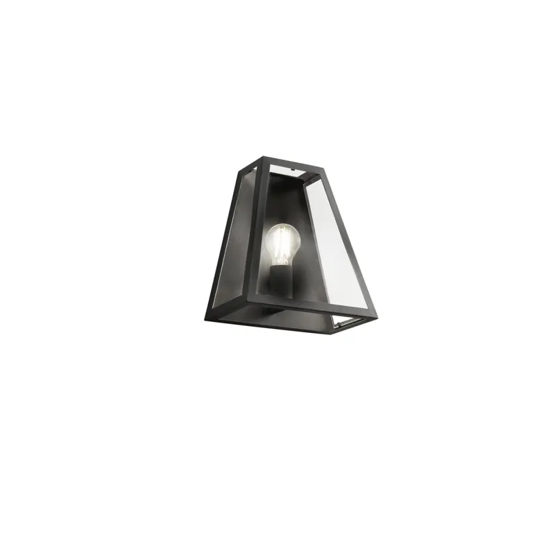 Applique Moderna Design industrial Nera E27 Vendita Finale