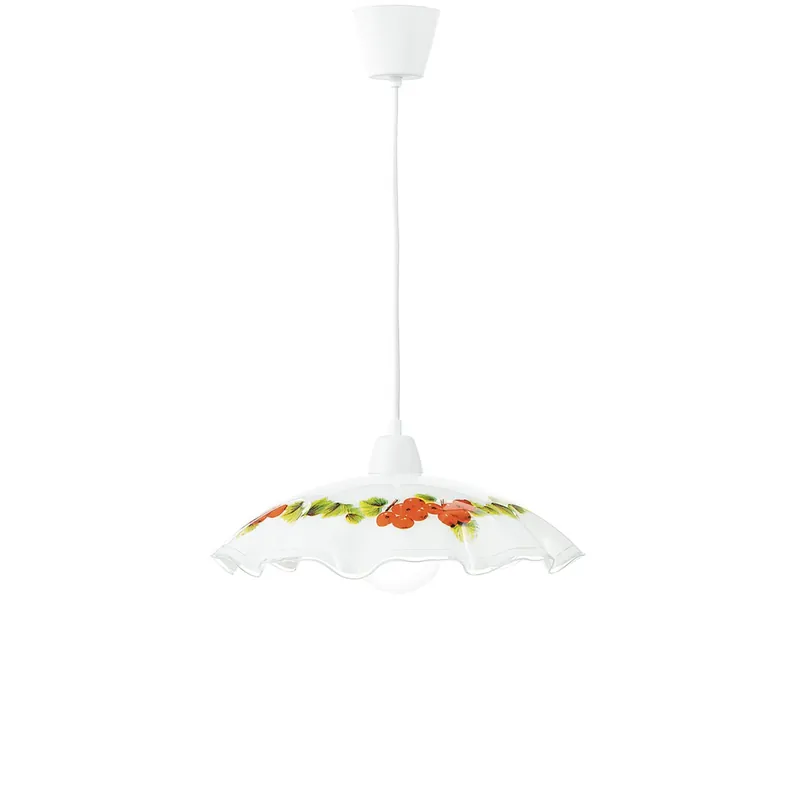 Ordina Subito SOSPENSIONE RIBES BIANCA 1XE27 42X42X120CM