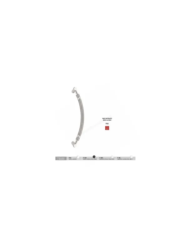 Prezzo Di Fabbrica Cile Art.849V.30 Maniglione curvo Inox Fimet