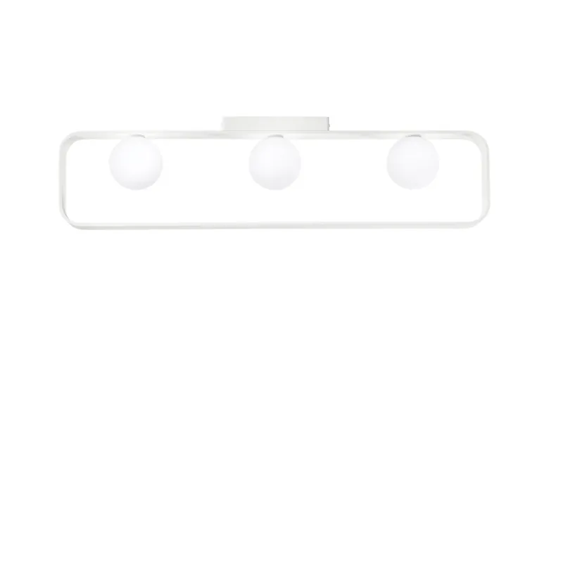 PLAFONIERA ROXY BIANCA 3XG9 80X10X20,5CM Più Venduto