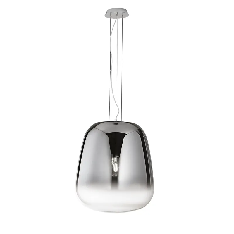 Occasione SOSPENSIONE SMOKE CROMO 1XE27 45X150CM