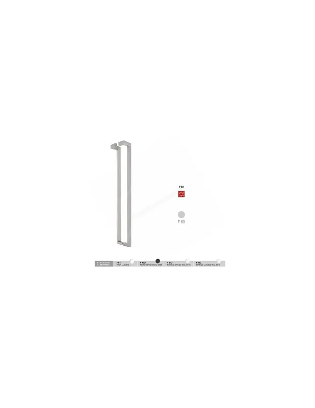 Pagamento Sicuro Mississippi Q Art.842Q.3825 Maniglione Inox Fimet