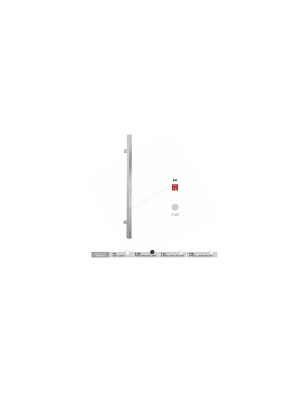 Economico Texas Art.831.20 Maniglione dritto Inox Fimet
