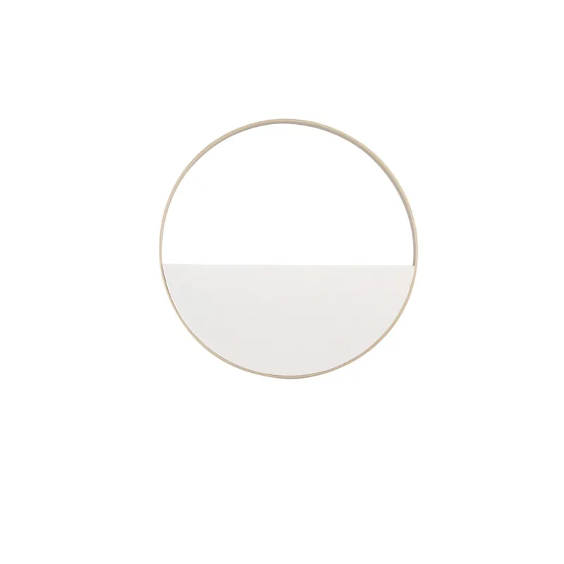 PLAFONIERA LED ALBA CIRCOLARE BIANCA E ORO 6W 900LM CCT 35X35X3,5CM Saldi