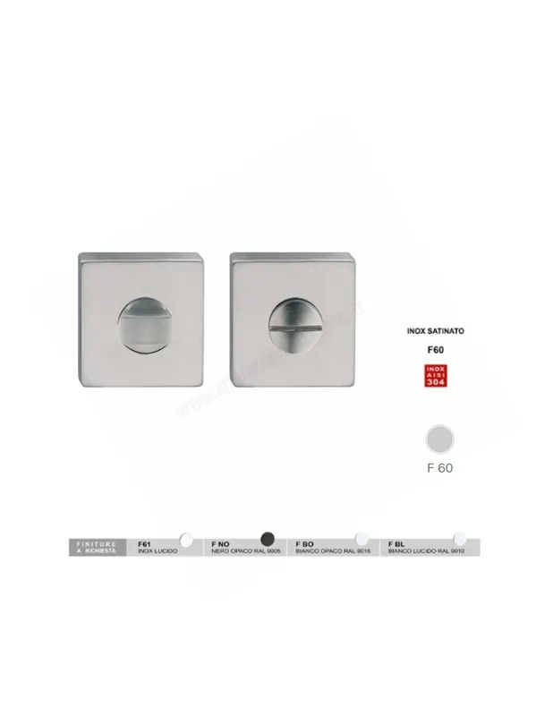 Professionale 211B.W312 Chiavistello Wc Inox Fimet