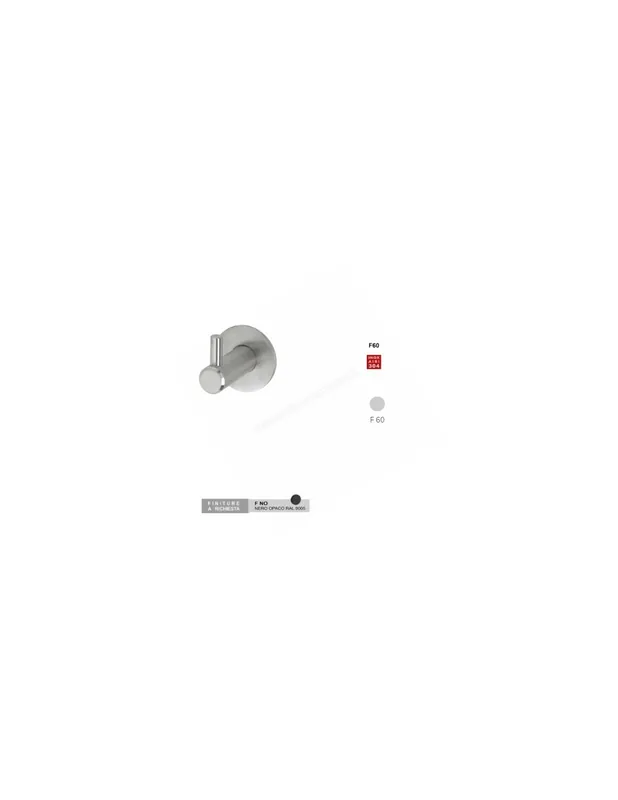 Solo Oggi 3701 Gancio tondo Inox Fimet