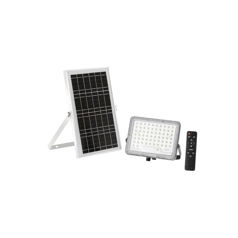 Soddisfatti O Rimborsati PROIETTORE GLASER 1200 LM 4000K CON PANNELLO SOLARE BATTERIA 3.2V 10Ah IP65 21,1X4,24X19CM