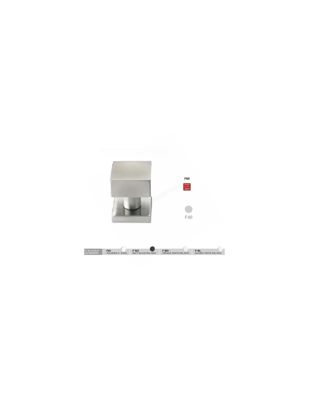 Coppia di pomoli girevoli con foro chiave 327K.276 Inox Fimet Consegna Rapida