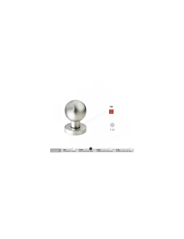 Solo Oggi Pomolo fisso 326.277 per porte interne Inox Fimet