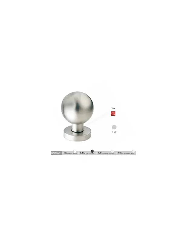 Occasione Imperdibile Pomolo fisso 360 per porte interne Inox Fimet