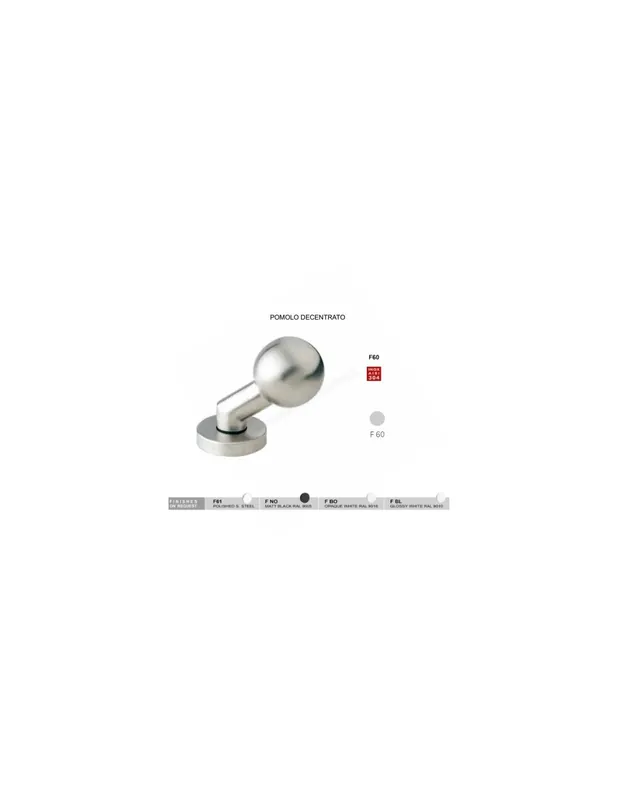 Compra Adesso Pomolo fisso 326GK per porte interne Inox Fimet