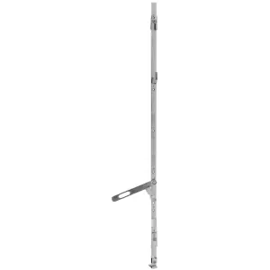 Catenaccio passante AGB modello ARTECH grandezza 5 (1194-1410) Euronut per serramento in acciaio finitura nichelato Di Tendenza