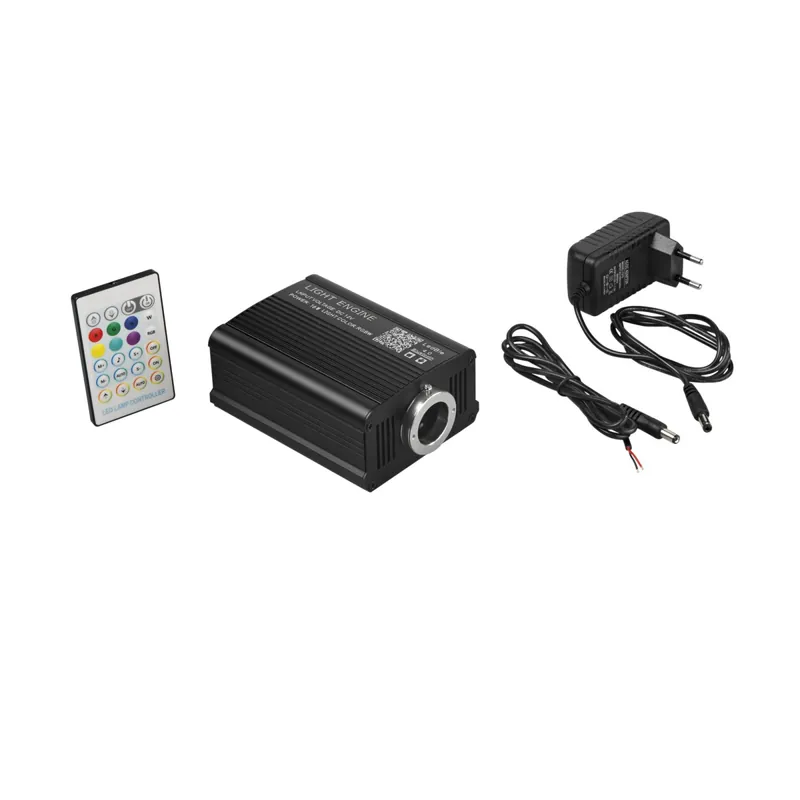 Popolare PROIETTORE LED OPTICAL KPA-16W RGBW COLOR CHANGING&TWINKLE EFFECT DC12V + ADAPTOR 220V 55X95X180MM