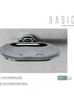 Acquista Ora B2781 Porta Sapone inamovibile Linea Bagno Basic Colombo Design