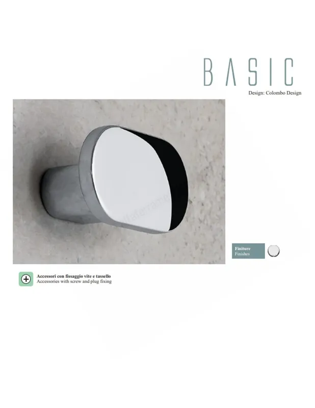 Prezzo Scontato B2727 Appenditutto Linea Bagno Basic Colombo Design