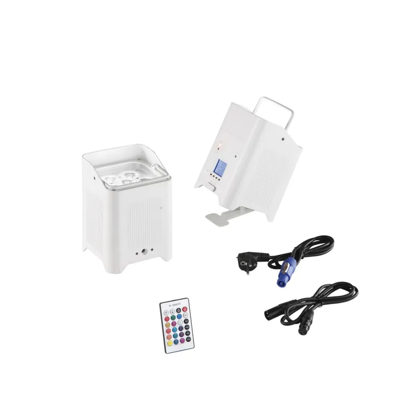 Nuovo Arrivo PROIETTORE LED SHOW RICARICABILE 6X18W RGBW+UV Wi-Fi IP22 13,6X13,6X19,6CM