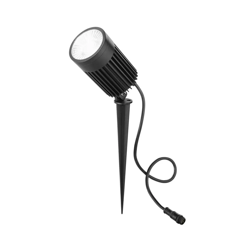 Più Venduto PROIETTORE LED TARGET DC24V NERO 30W 468LM RGBW IP67 CON PICCHETTO 7,8X12,3X26CM