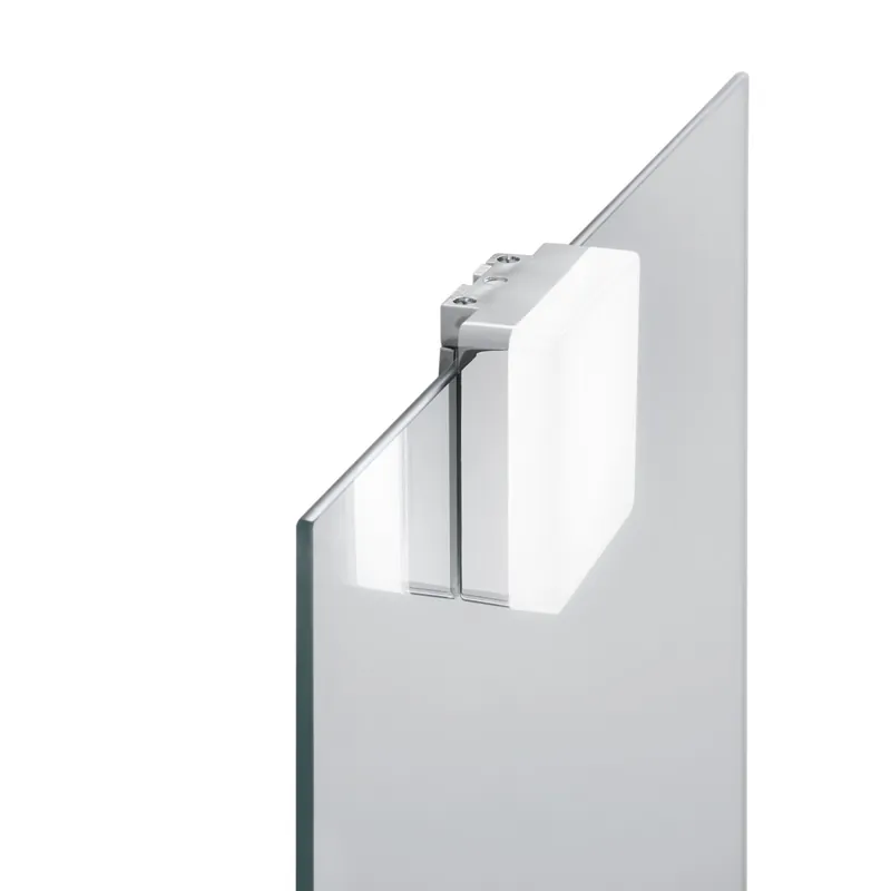 Applique Specchio LED 4W Quadrata Cromo 7.5cm Acquista Ora