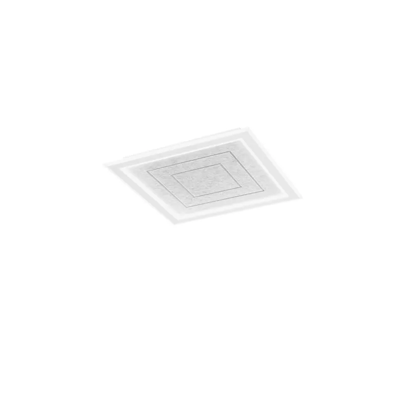 Bestseller PLAFONIERA AUX GRIGIA QUADRATA IN PMMA 40W CCT 3000/4000/6500K 60X5.5CM