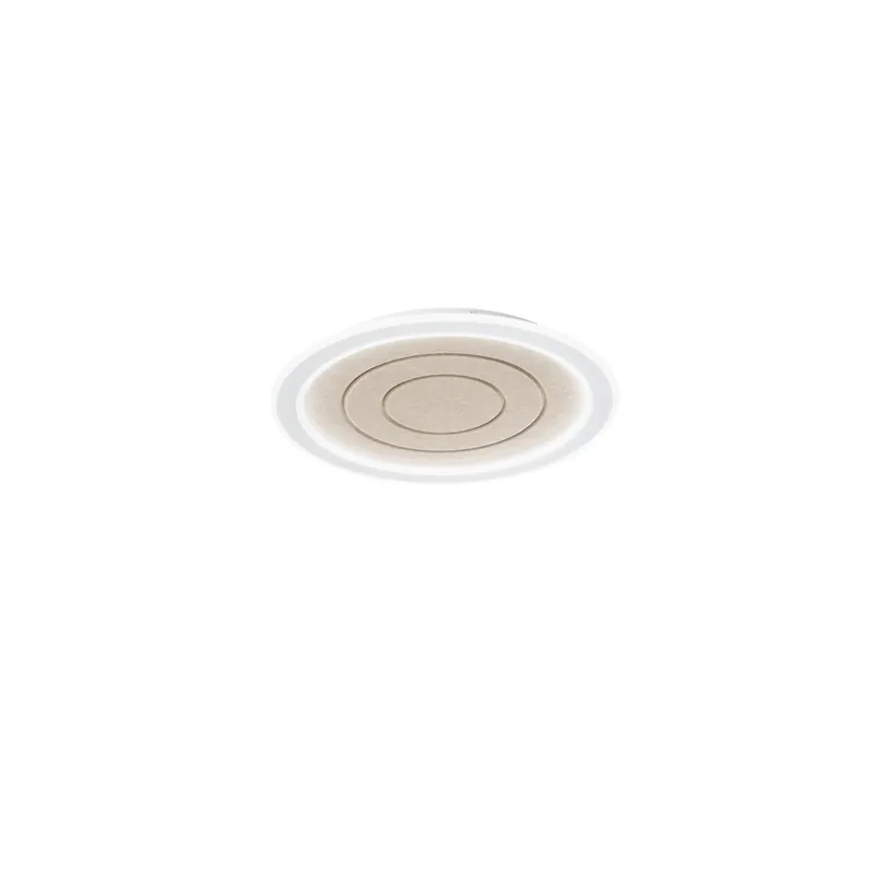 Ultime Pezzi PLAFONIERA AUX BEIGE TONDA IN PMMA 40W CCT 3000/4000/6500K 60X5.5CM