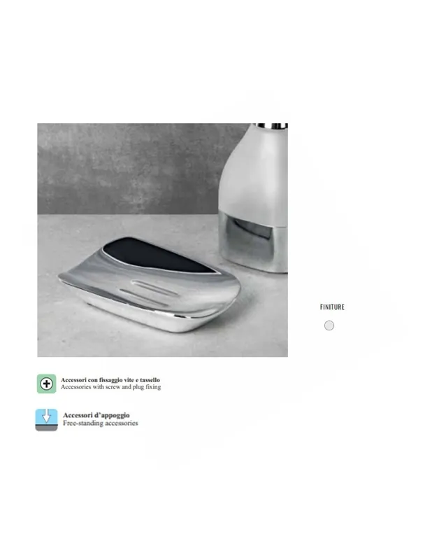 B2540 Porta sapone d‘appoggio Linea Bagno Alizé Colombo Design Ordina Subito
