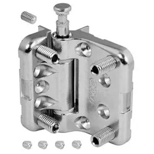 Soddisfatti O Rimborsati Cerniera Maxi AGB modello ARTECH asimmetrica sistema 3/4 ante altezza 60 apertura esterna per serramento in acciaio finitura nichelato