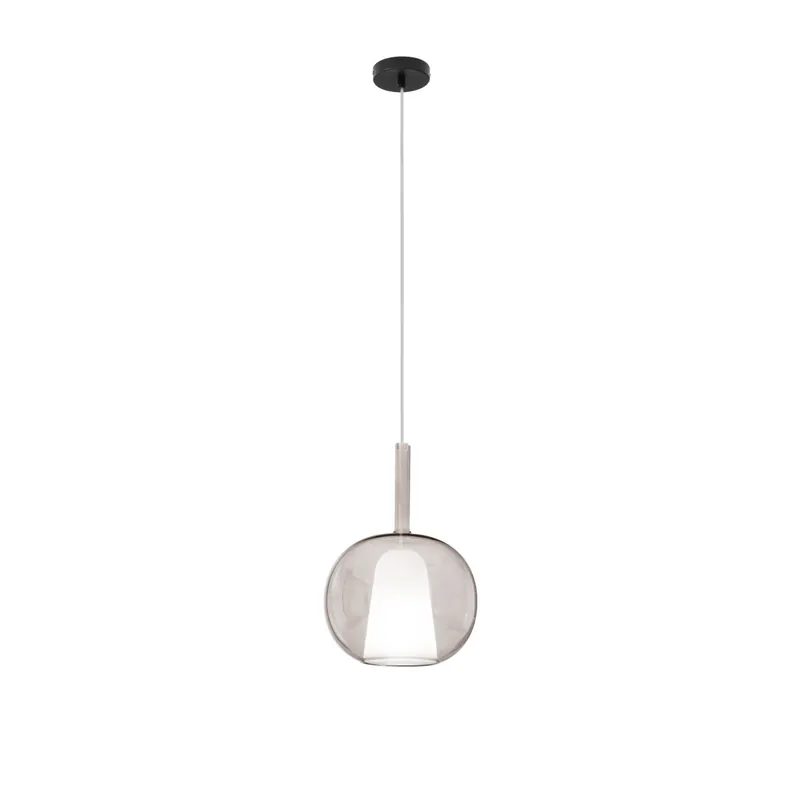 SOSPENSIONE PIREX MARRONE IN VETRO 1XE27 25X120CM Offerta Speciale
