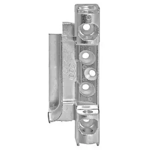 Supporto AGB modello ARTECH forbice aria 4 interasse 13 battuta 18 destro traverso passante per serramento in acciaio finitura nichelato Prezzo Basso