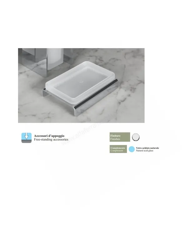 B2940 Porta Sapone d‘appoggio Linea Bagno Forever Colombo Design Super Prezzo