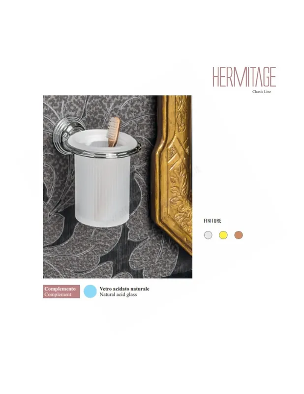 Acquista Ora B3302 Porta Bicchiere Linea Bagno Hermitage Colombo Design