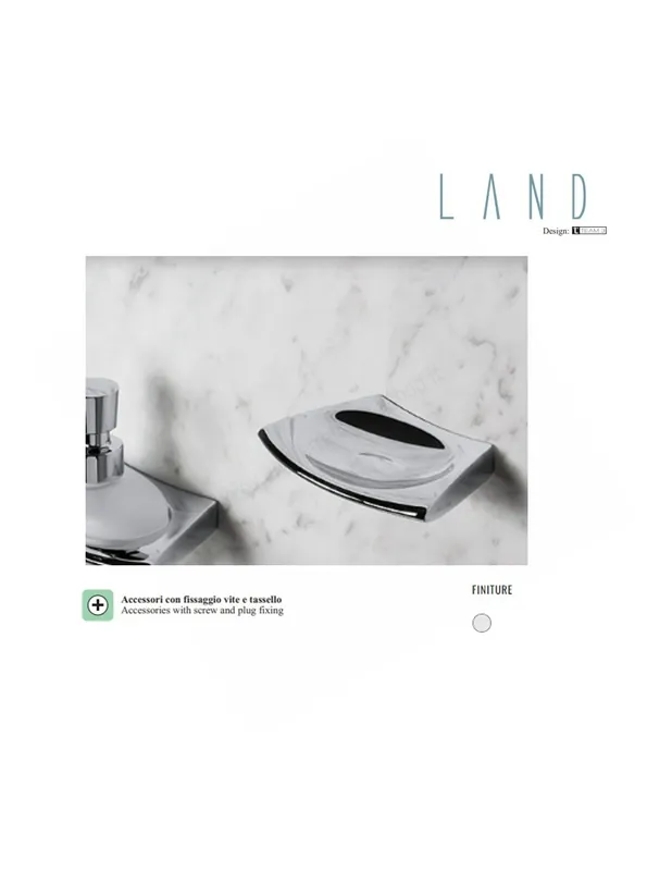 B2801 Porta Sapone Linea Bagno Land Colombo Design Prezzo Basso