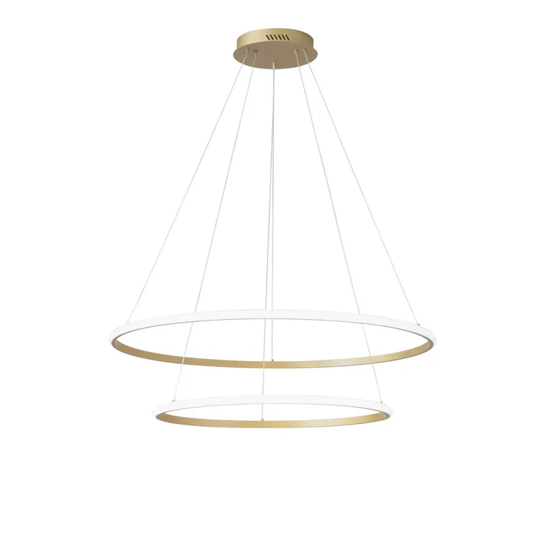 SOSPENSIONE LED AXIS ORO 70W 7700LM CCT 80/60X150CM Prezzo Scontato