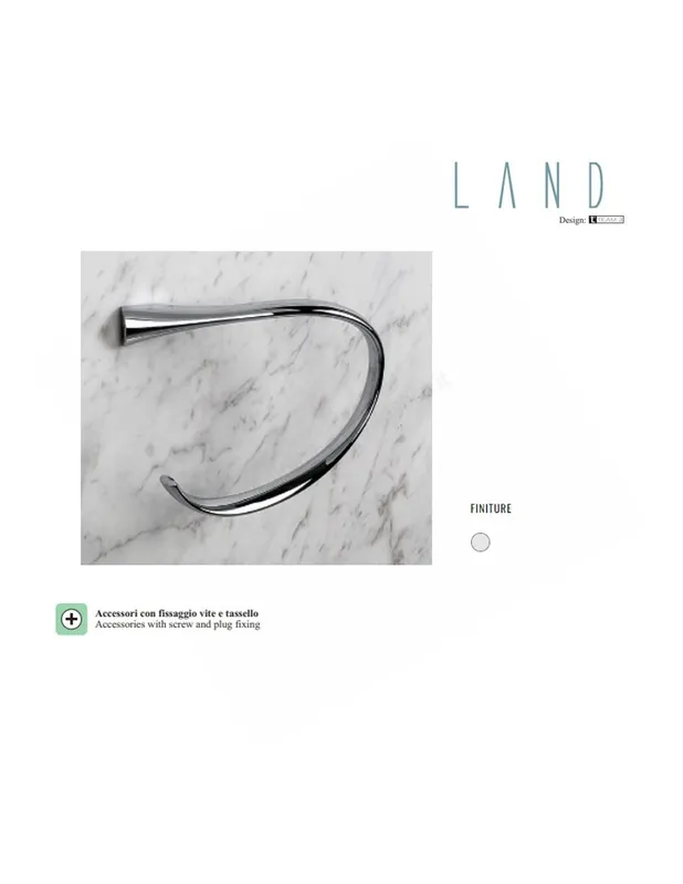 Occasione B2831 Porta Salvietta ad anello Linea Bagno Land Colombo Design