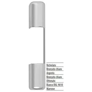 Copertura AGB modello ARTECH supporto forbice parte telaio per serramento in abs finitura bianco Ral9010 Nuovo Arrivo