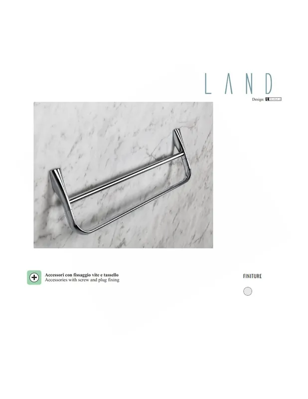 Direttamente Dal Produttore B2888 Porta Salvietta doppio Linea Bagno Land Colombo Design