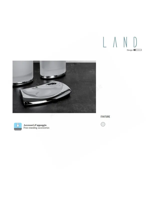 B2840 Porta Sapone d‘appoggio Linea Bagno Land Colombo Design A Buon Prezzo