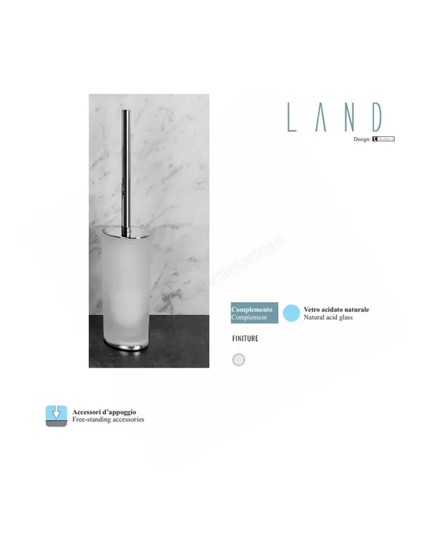 Di Tendenza B2806 Porta scopino d‘appoggio Linea Bagno Land Colombo Design