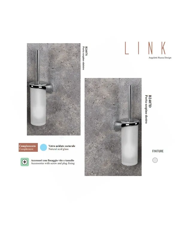 B2407 Porta scopino Linea Bagno Link Colombo Design Occasione Imperdibile