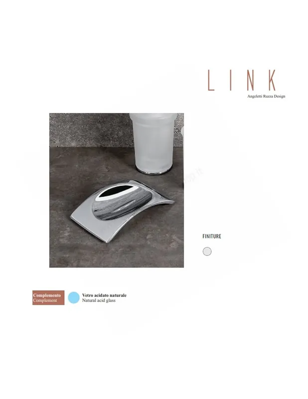 Must-Have B2440 Porta sapone d‘appoggio Linea Link Colombo Design