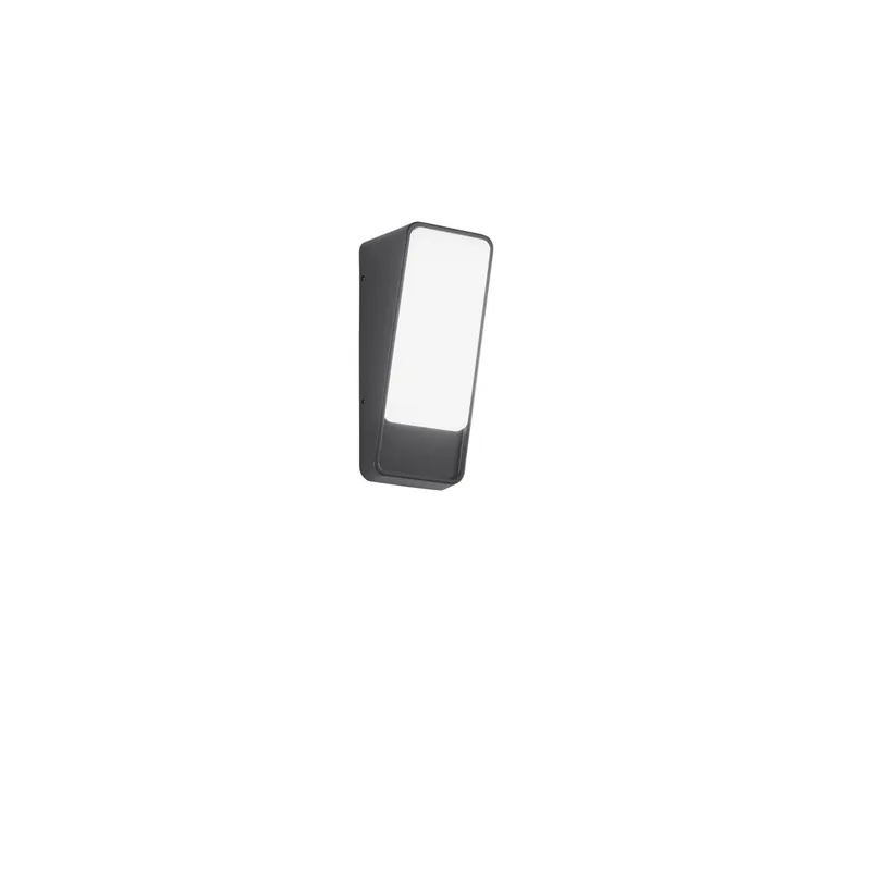 Prezzo Ridotto APPLIQUE LED COUPE ANTRACITE IN ALLUMINIO 14W 1950LM 3000K IP65 380X230X305MM